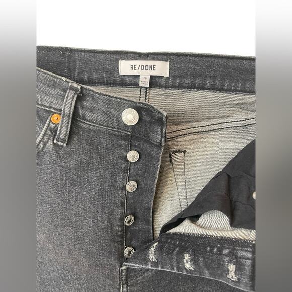 Re/Done Black Ankle & Cropped Jeans - Picture 3 of 16